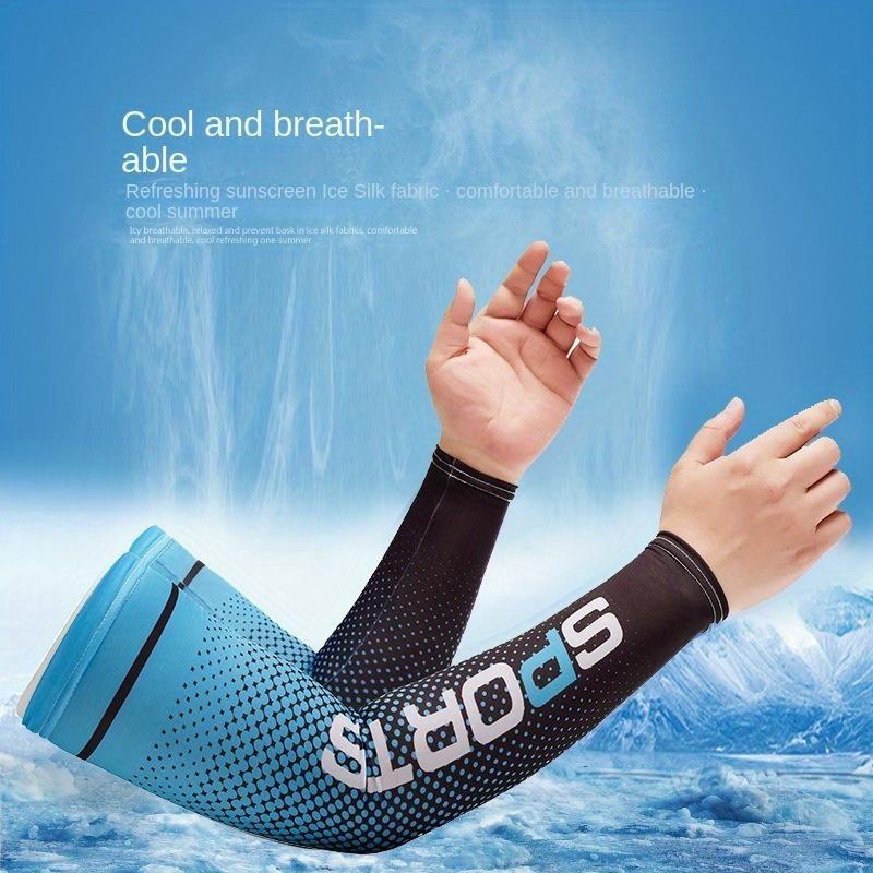 5 Pairs of UV-Blocking Arm Sleeves for Summer Heat，Stay Cool and Protected