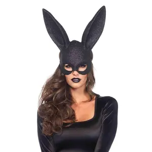 Glitter Masquerade Bunny Rabbit Mask
