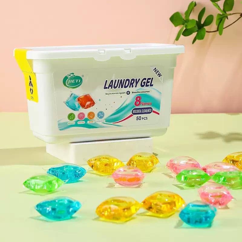 Laundry Detergent Pods 5-in-1 – No-Mess Pre-Measured Capsules for Powerful Clean & Long-Lasting Freshness