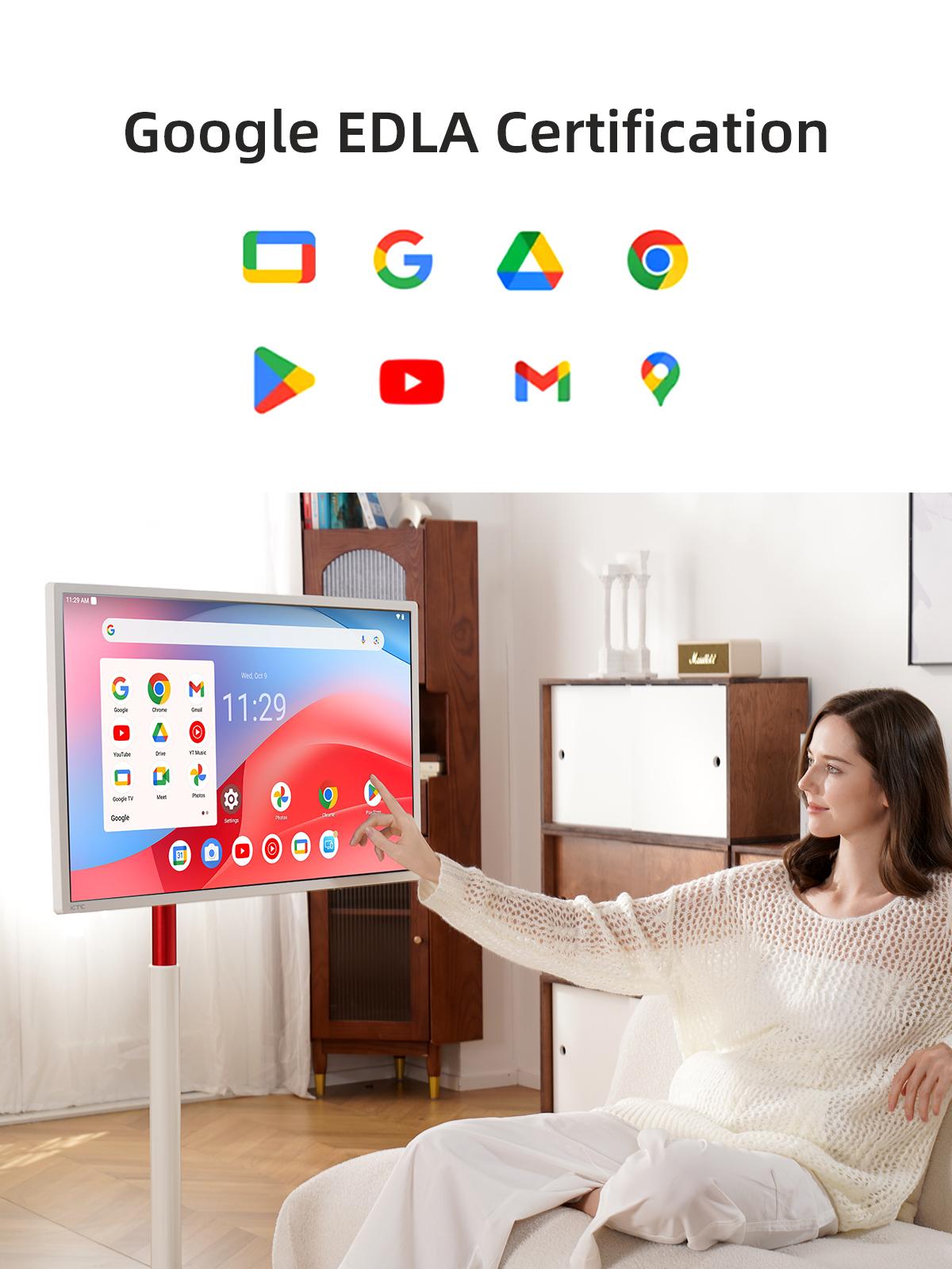 KTC MegPad 32" 4K Touch Screen 3840*2160@60Hz Portable Monitor, Google EDLA-Certified,Google TV, Android 13, 8G RAM+128G Storage Octa- core CPU, 3D 20W Speakers, Built-in 9500mAh Battery, WiFi 6 Remote Mouse Contro, A32Q7Pro KTC MegPad 32" 4K Touch Screen 3840*2160@60Hz Portable Monitor, Google EDLA-Certified,Google TV, Android 13, 8G RAM+128G Storage Octa- core CPU, 3D 20W Speakers, Built-in 9500mAh Battery, WiFi 6 Remote Mouse Contro, A32Q7Pro