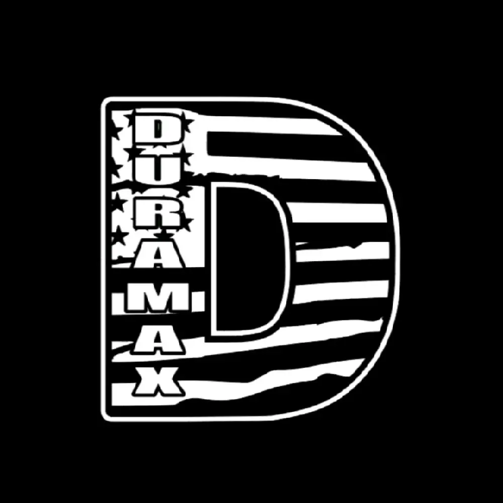 Duramax flag style We  decal, Vinyl Window Decal - Universal Car Sticker for Vehicle Windows, Boats, RVs, Office Desks & Laptops - Stylish Car Merch & Car Accessories
