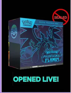 Pokémon Mega Evolutions Phantasmal Flames Elite Trainer Box ME02 Phantasmal Flames PFL Series Trainer Box for Enthusiasts