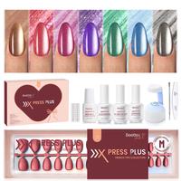 Medium Almond【Galaxy Aurora】16Size 224Pcs【Kit】