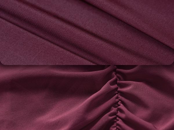 Curvysweet SDK0617A Elegant One-Shoulder Mermaid Maxi Dress With Built-In Bra, Ruched Bodycon & Extra-Long Mesh Tulle Tie, For Christmas, New Year, Wedding Guest, Prom, Formal Dinner, Cocktail Party, Vacation Evening Gown