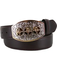 Cody James Men's Bullet Buckle Leather Belt - Blt218-20