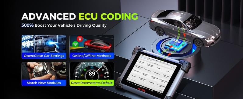 Autel MaxiSys Elite II Pro Car Diagnostic Scan Tool J2534 Reprogramming Tool as Ultra MS908S Pro II,40 Reset Service w/CAN FD & Do IP, Active Test 2-Years Free Update