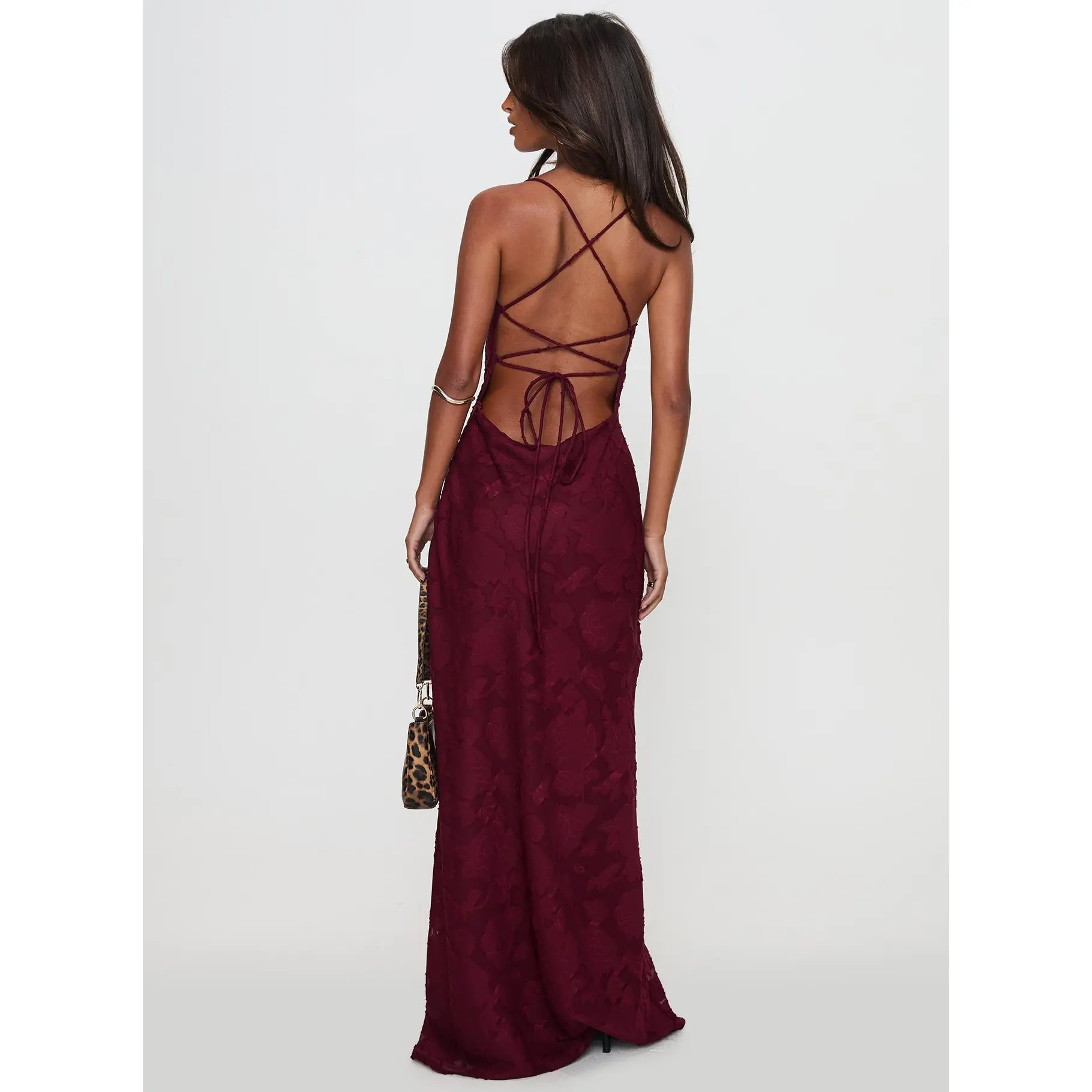 knee length dresses for ladies Unique burgundy tulle lace long prom dress burgundy evening dress – dresstby
