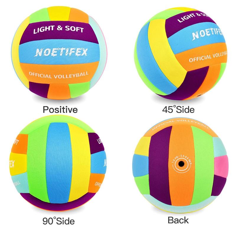 Soft Volleyball - Super Safe & Quiet for Kids Perfect for Indoor Games & Practice indoor outdoor gift Lightweight