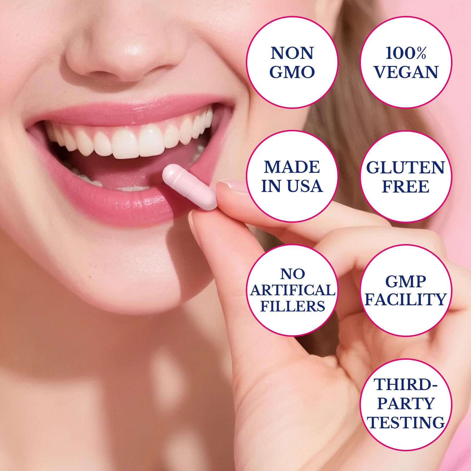 Vitalitown Women's Probiotics,120 Billion CFUs-for pH Balance /Healthy Odor and Tract Support,with Prebiotics,Digestive Enzymes&Cranberry Bathroom