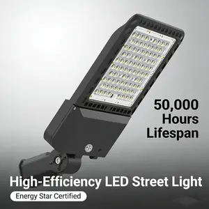 SEURON 300W LED Parking Lot Light Commercial Outdoor IP65 Waterproof 5000K 39000Lumen with Photocell for Garage Barn Roadways Driveways Modern Design LED Light Source