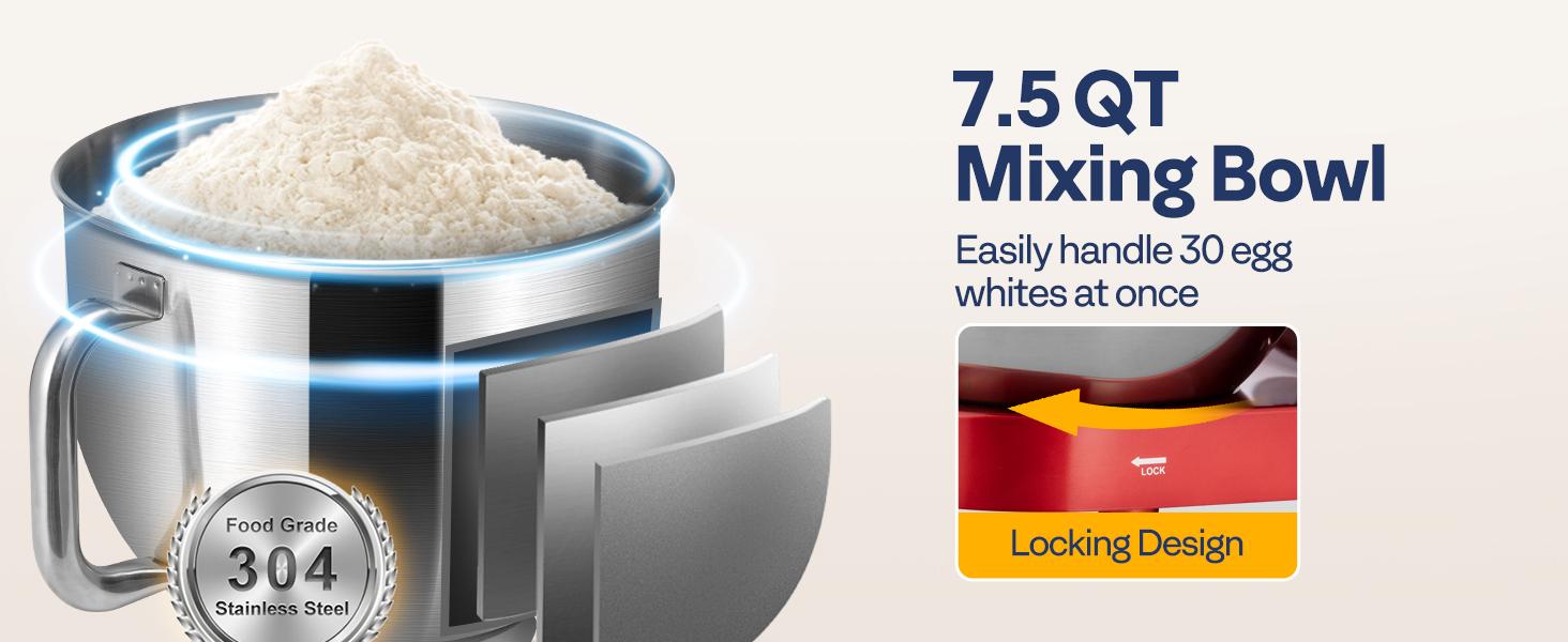 VIVOHOME 9 in 1 Multifunctional Stand Mixer with Fermentation, 6 Speed 7.5 Quart Kitchen Electric Food Mixer with Timer, Meat Grinder, Juice Blender, Vegetable Slicer, Pasta and Cookie Maker VIVOHOME 9 in 1 Multifunctional Stand Mixer with Fermentation, 6 Speed 7.5 Quart Kitchen Electric Food Mixer with Timer, Meat Grinder, Juice Blender, Vegetable Slicer, Pasta and Cookie Maker