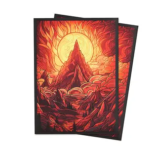 Arcane Fortress - Standard- Matte Art- Stained Glass- Burning Mountain (100 ct)