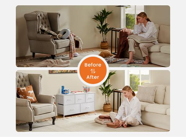 Cupboards Cabinets Dresser Fabric Storage Tower with 5 Drawers Bedroom Organizer Chest of Drawers with Fabric Bins for Bedroom Closet Entryway Large Storage Solid Stable Multifunctional Use Cupboards Cabinets Dresser Fabric Storage Tower with 5 Drawers Bedroom Organizer Chest of Drawers with Fabric Bins for Bedroom Closet Entryway Large Storage Solid Stable Multifunctional Use