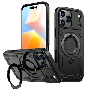360-degree Rotating Magnetic Versatile Stand Black Compatible with iPhone 17 PRO, SKU: PC73-IPH17PROBK SKU:PC73-IPH17PROBK