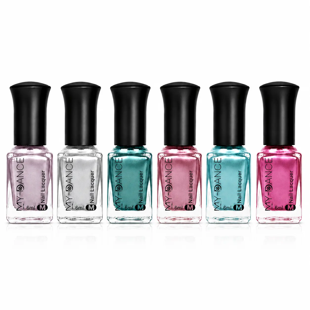 Metallic Nail Polish Set & Silver Chrome Painting Gel Quick-Drying No-Lamp Liquid for Line Art DIY Salon Manicure Multi-Color Nails Supplies 6ml Bottle # tech false press on black girls handmade acrylic basic tool onycholysis rainbow color 12-color marker