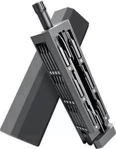 44 in 1 Precision Screwdriver Set, S2 Alloy Steel Bits Magnetic Screwdriver and Hidden Magnetic Storage Design for Appliance Repairs Tool Set