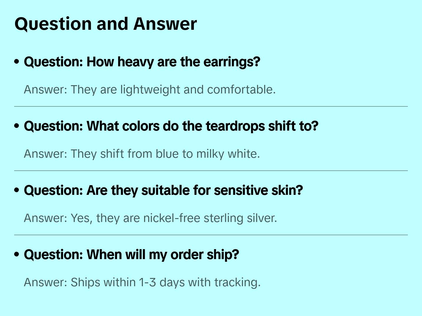 Opalescent Iridescent Teardrop Earrings | Sterling Silver Victorian-Inspired Magic