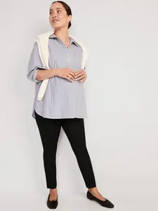 Old Navy Women's Maternity Full-Panel Pixie Ankle Pants