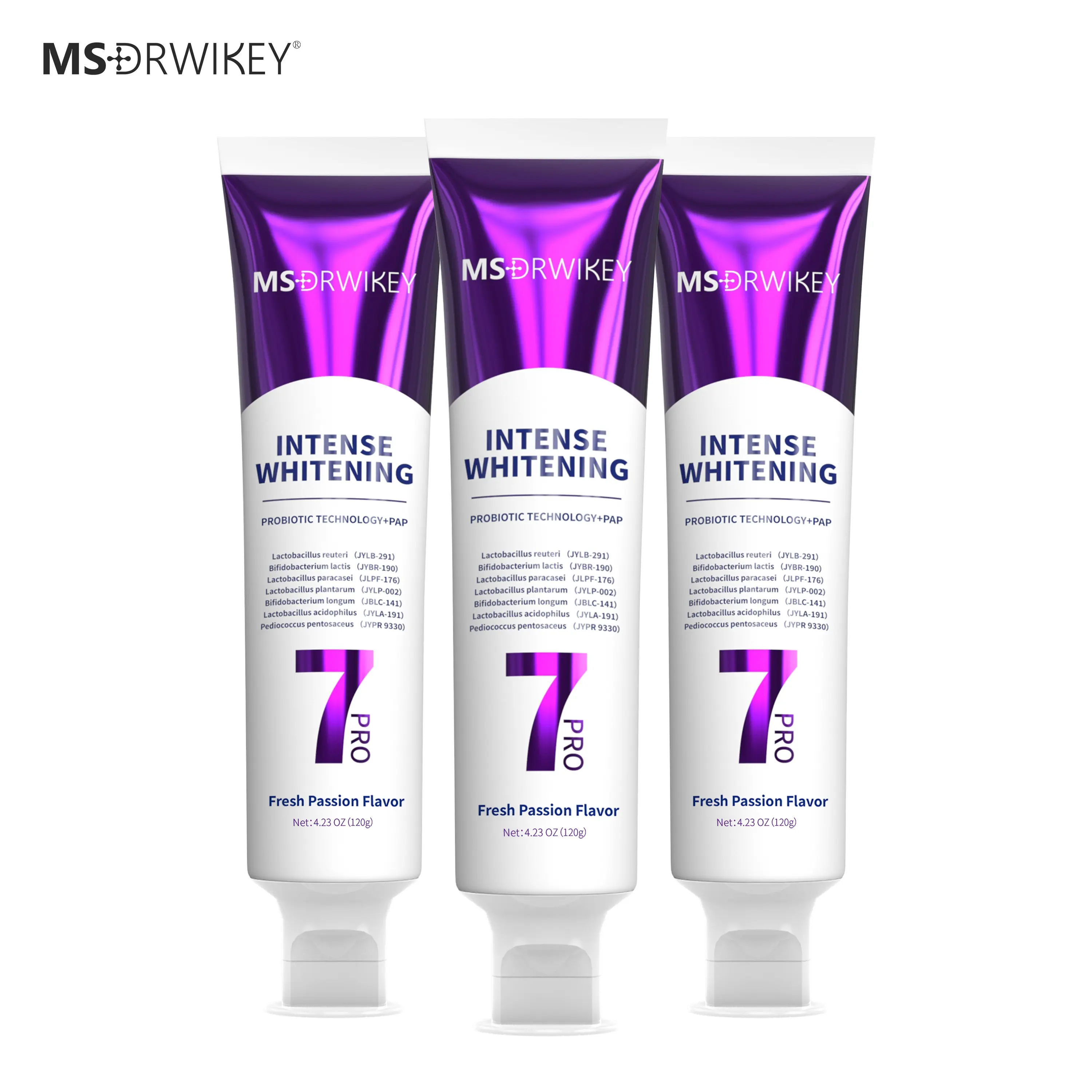 MS-DRWIKEY 3-Piece Toothpaste Set – Effective Teeth Whitening, Enamel Repair & Fresh Breath