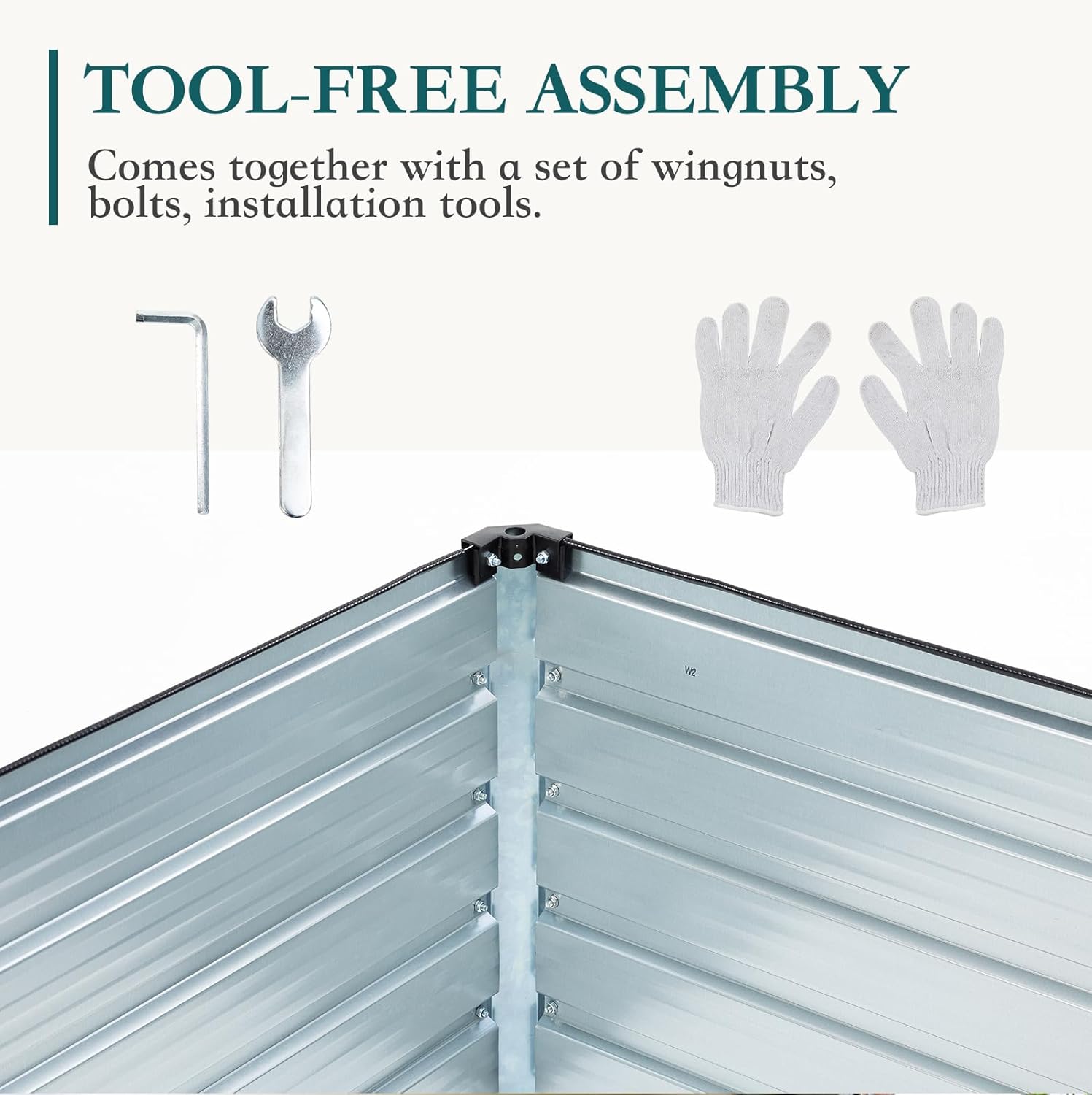 Metal Raised Garden Bed 6x3x2ft, Galvanized Outdoor Planter Box with Open Bottom, Heavy-Duty Raised Garden Beds for Vegetables, Flowers & Herbs Metal Raised Garden Bed 6x3x2ft, Galvanized Outdoor Planter Box with Open Bottom, Heavy-Duty Raised Garden Beds for Vegetables, Flowers & Herbs