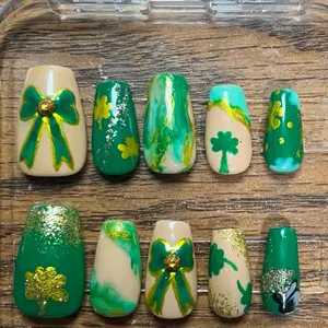 Custom medium press on nails