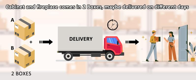 Spurgehom APP Controlled LED Fireplace TV Stand: 70-Inch 3-Sided Entertainment Center with 34" Electric Fireplace & Storage Cabinet. Media Console for Living Room, Fits TVs Up to 80 Inches