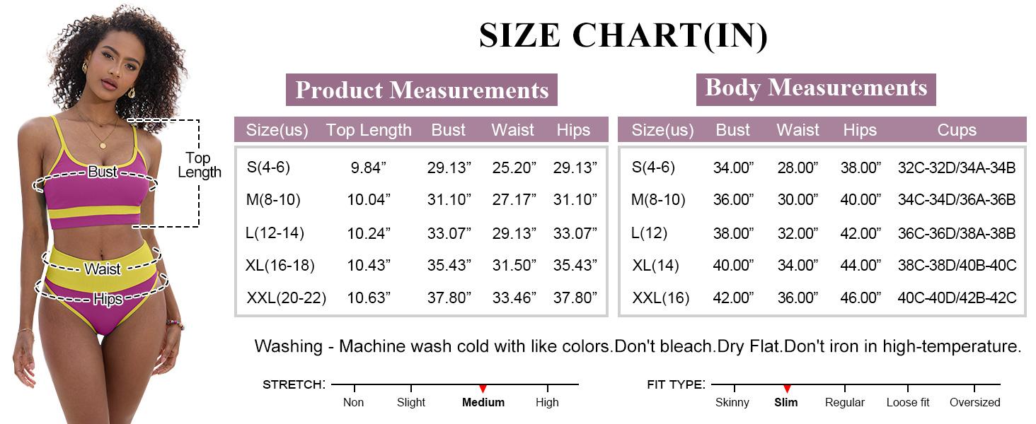 ANRABESS Women High Waisted Bikini Sets Color Block Summer Beach Vacation 2 Piece Bathing Suit Tummy Control Ribbed Swimsuit ANRABESS Women High Waisted Bikini Sets Color Block Summer Beach Vacation 2 Piece Bathing Suit Tummy Control Ribbed Swimsuit