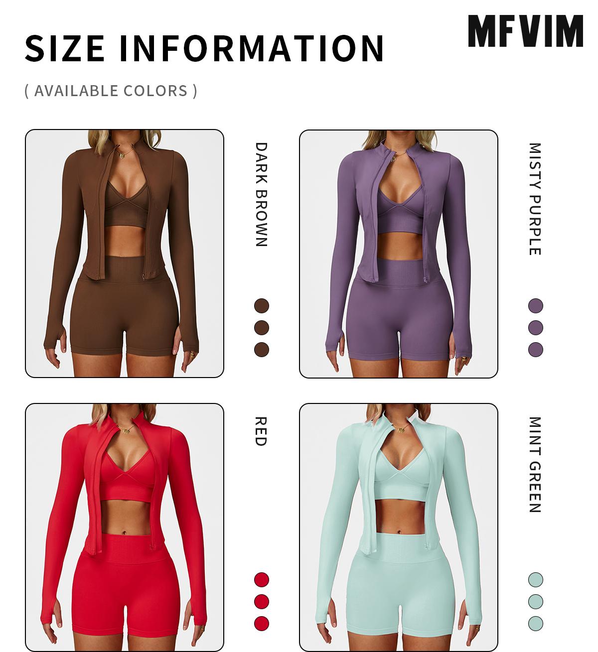 MFVIM Women's Sports Three-Piece Set Impact Compression High Waist Butt Lifting Yoga Pants for Running Yoga Everyday Workouts SpringStatements