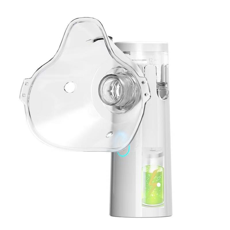 2PCS USB Portable Smart Humidifier  with 400mA LithiumBattery for Adults & Kids Adjustable for Breathing Problems & FacialHydration No Battery Installation Needed