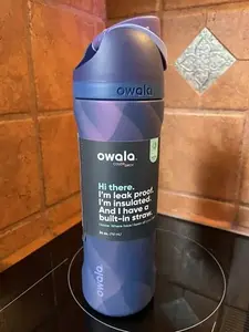 FreeSip Stainless Steel Water Bottle | Arctic Storm Color Drop Edition | Insulated | Leak-Proof Flip Lid | BPA-Free | 24oz / 32oz