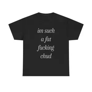 im such a chud T-Shirt Chud Meme Text Unisex Cotton Tee Bold Design Comfortable Everyday Wear