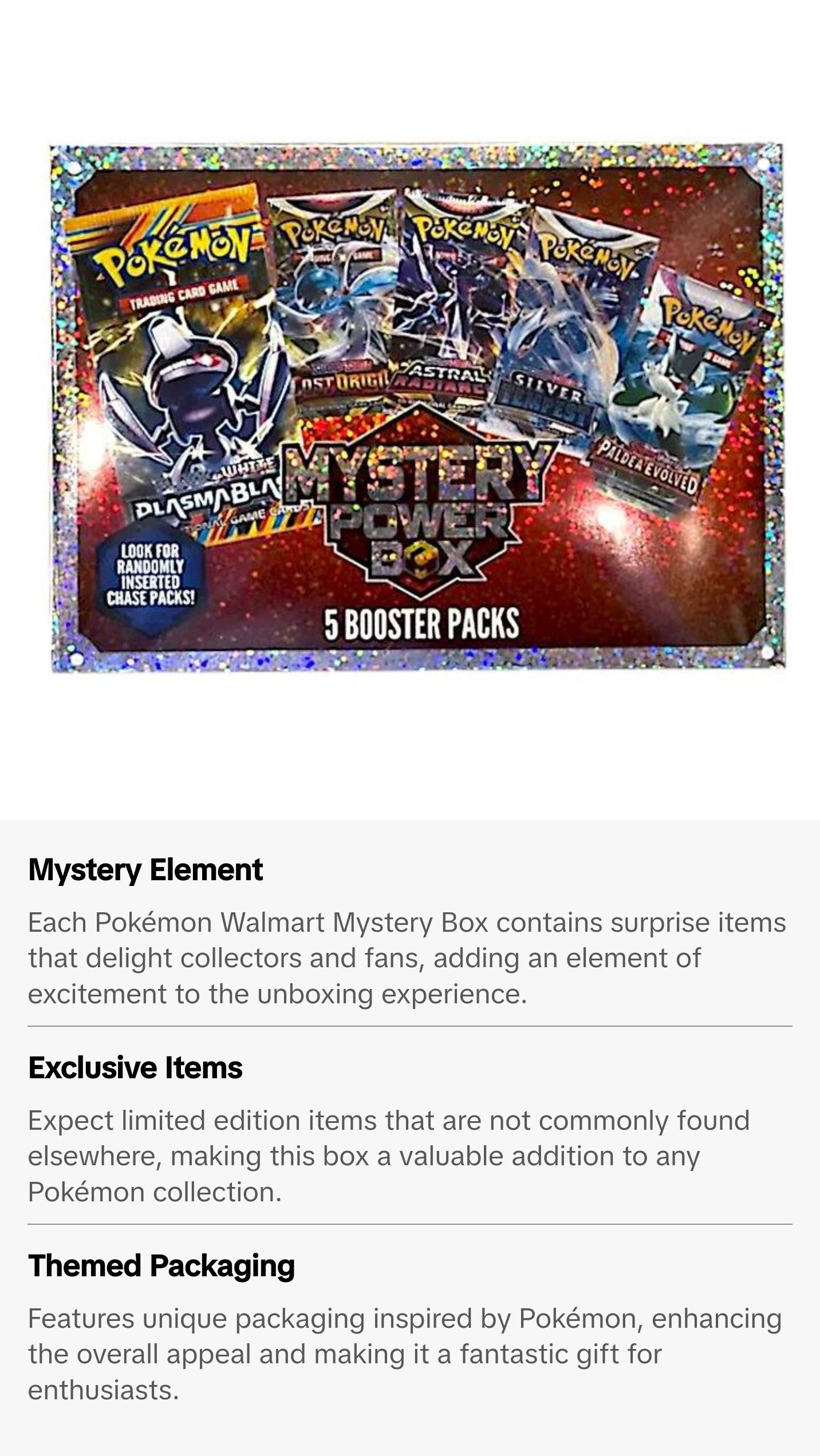 Pokémon Walmart Mystery Box