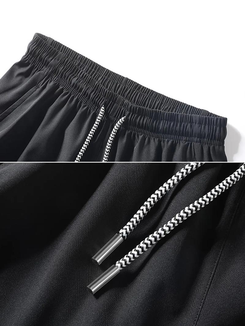 Men's drawstring waistband shorts, casual comfortable breathable pocket shorts, men's shorts, everyday outdoor men's trousers, men's shorts, sports apparel, men's sports shorts, activewear, drawstring shorts set, drawstring basketball shorts, gym men's we
