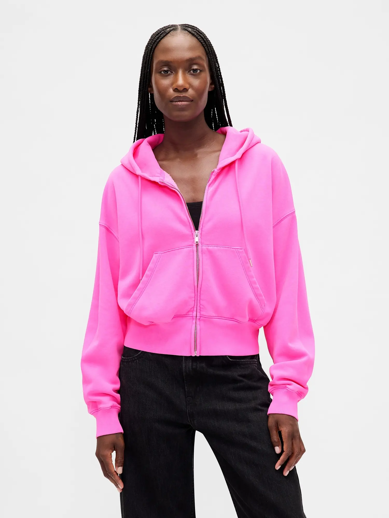 Gap Women's VintageSoft Full-Zip Wedge Hoodie