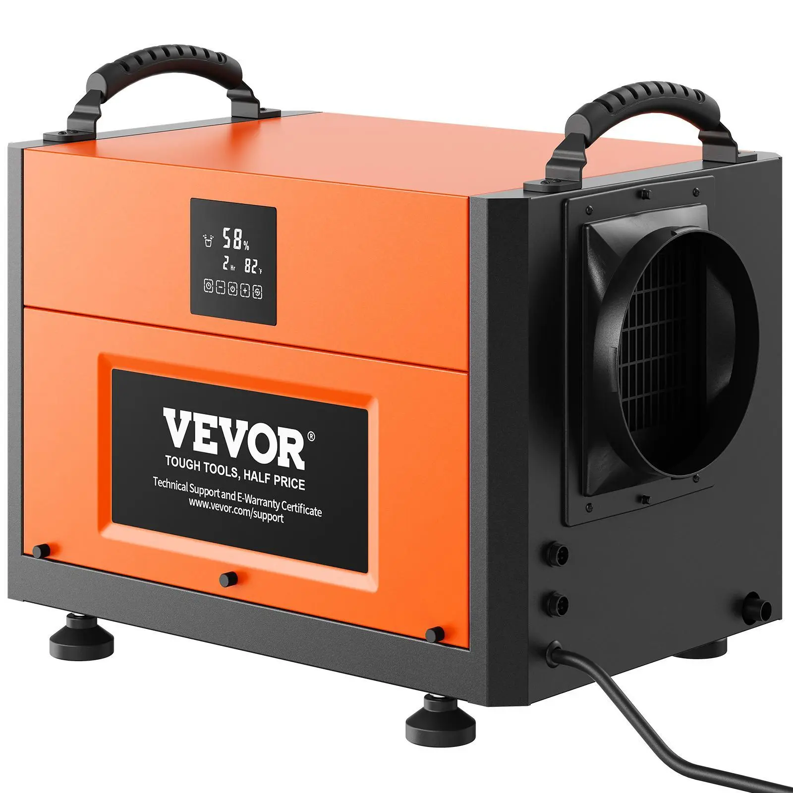 【summerfinds】VEVOR 190 Pints Commercial Dehumidifier with Drain Hose for Crawl Spaces, Basements Warehouse & Job Sites, Large Capacity Dehumidifier for Water Damage Restoration, Auto Defrost, CSA Listed