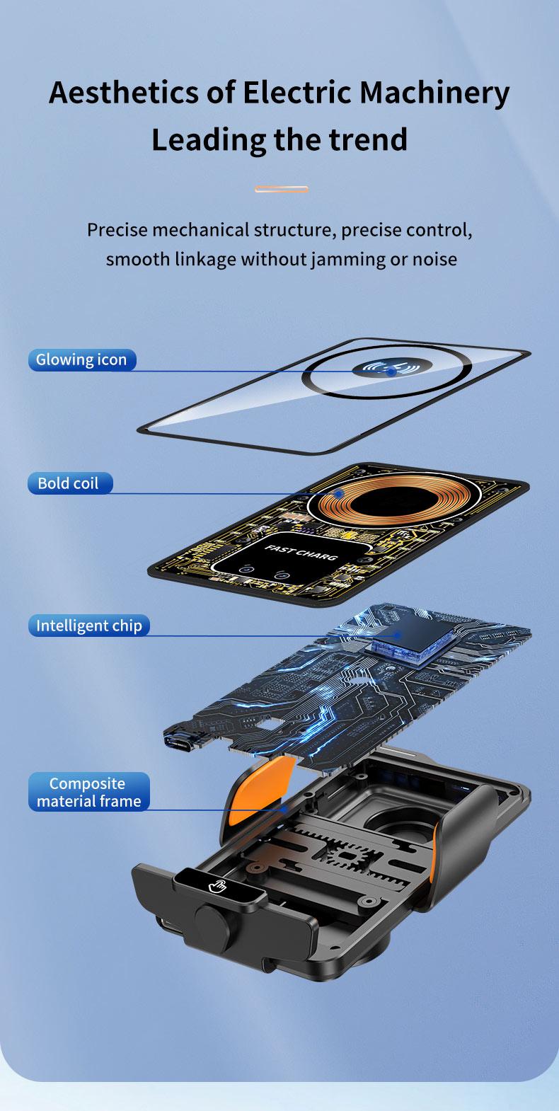 Wireless Charging and Max 66w wired super charging Car Phone mount  Magnet Plug Charging Stand for Android and  Iphone 17 16 15 14 13 12 Pro Max Samsung In Car Mount