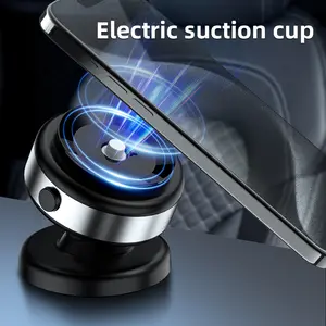 360° Adjustable Electric Vacuum Magnetic Phone Holder, Suction Cup Phone Mount for Magsafe, Portable for Car, Makeup/Gym/Mirror, for iPhone 17 Pro Max MagSafe 15/16