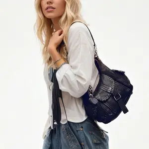 Women's Vintage Trendy Tote Bag - Adjustable Strap Versatile Daily Commuter Shoulder Bag, Casual Single-Shoulder Crossbody Handbag Purse, Women's Summer Accessories, Birthday Gift