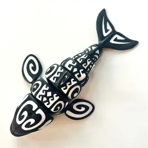 Tattooed Orca - 3D Printed Articulating Figurine