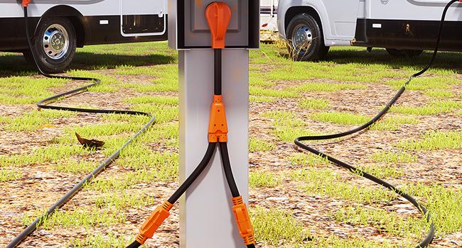 Nilight 30 Amp to 15 Amp RV Y Splitter Adapter Cord 30A Male Plug to Two 15A Female 110V Household Outlet NEMA TT-30P 5-15R Pure Copper STW 10 AWG Cable for RV Camper Generator extension