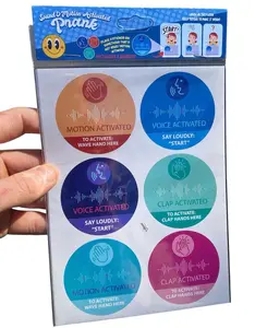 12pc Sound & Motion Activated Prank Stickers – Ultimate Gag Gift for Pranksters 🤪