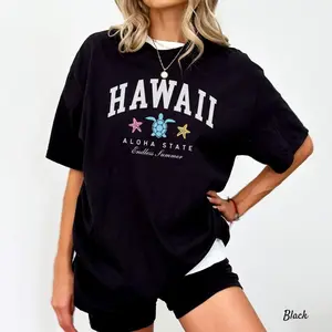Hawaii Shirt, Sea Turtle Aloha State T-shirt, Unisex Tee