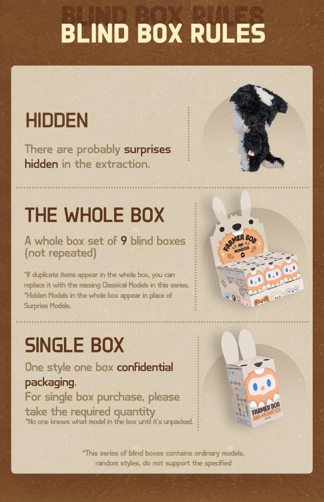 [FINDING UNICORN]【Live Unboxing】FARMER BOB Celebrity-Loved ANI-MONSTER Plush Blind Box Celebrity Style Trendy Decorative Doll Cute Figures Desktop Ornament Collectible Toys Birthday Gifts HXDMB5Q545