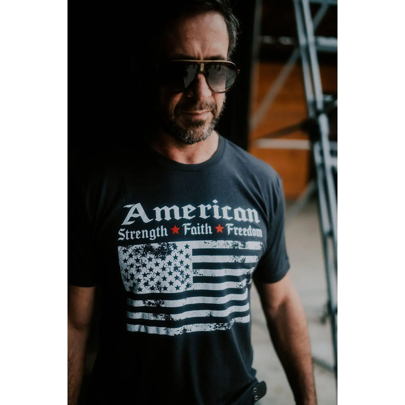 Strength, Faith, Freedom' Tee
