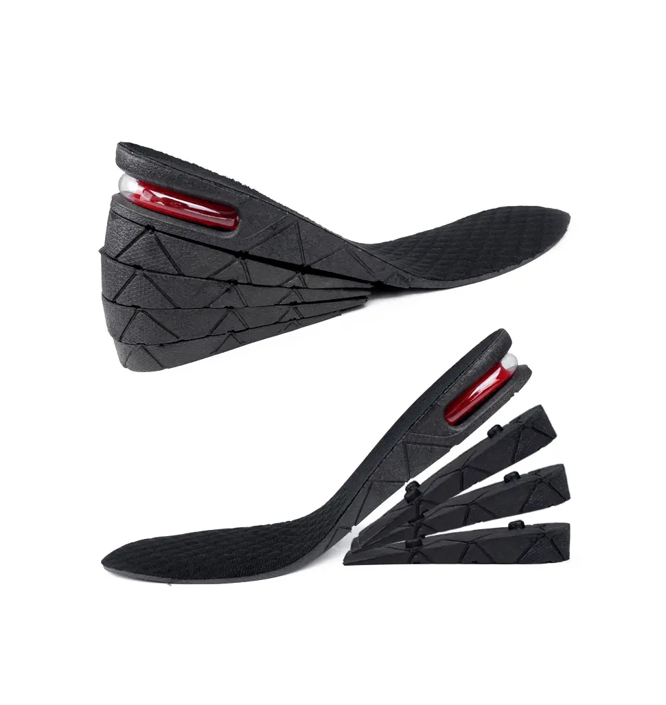 Adjustable Height Insoles for a Discreet Lift, Shock-Absorbing Heel Cushions for Sports & Casual Footwear, Active, Height Boosters, Adjustable Heel, Sports Shoe, Height Enhancing Accessory, Lift Inserts