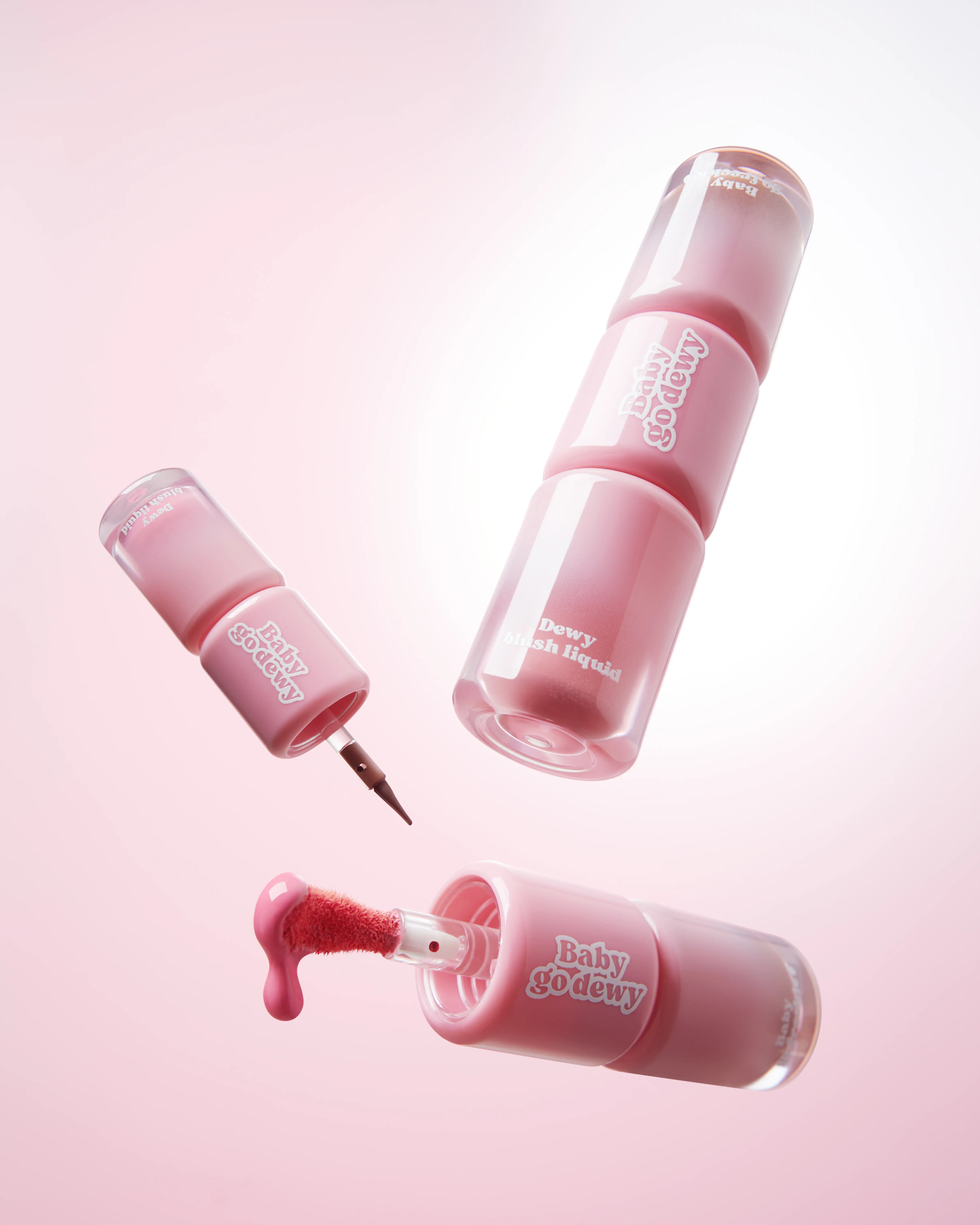 Baby Go Dewy 2 In 1 Freckblush Dual-Ended Water Resistant Freckle & Blush Liquid
