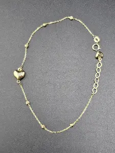 14K Gold Bracelet - Heart