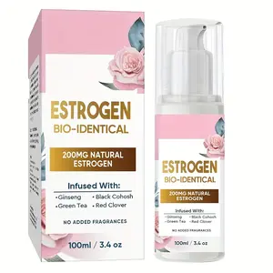 Natural Botanical Lotion for Women's Comfort | Plant-Based Formula with Ginseng & Green Tea | 100ml Soothing Moisturizer for External Use | Fragrance-Free & Gentle Skin Care
