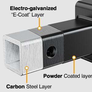 Nilight 3 in 1 ATV UTV Multi Hitch Mount with 2 inch Ball Hitch Rated 2000 LBS Fits 2 Inch Receiver Winch Strap Loop Rated 5000 LBS