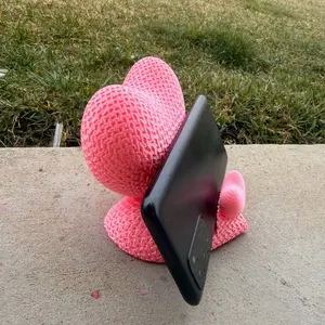 Pink Heart Phone Stand
